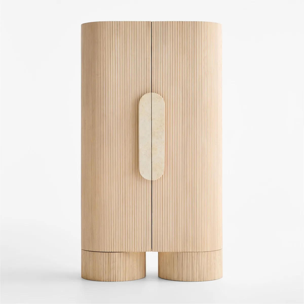 CRATE & BARREL - Gabinete Kahn de Madera 2 Puertas