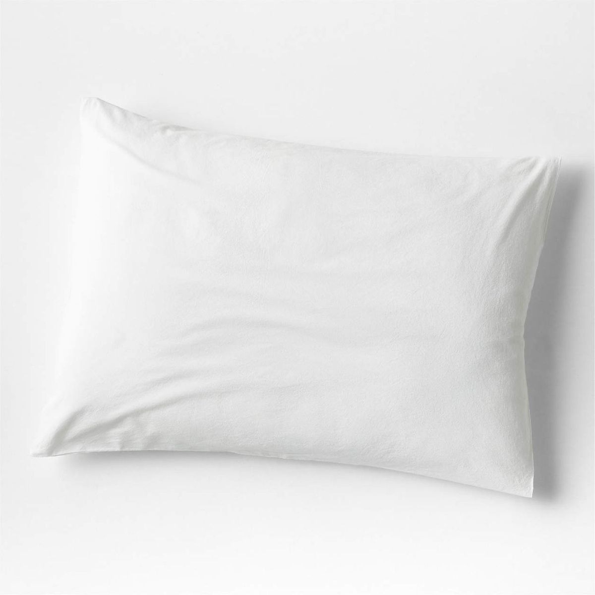 CRATE & BARREL - Funda De Almohada Blanca Clásica De Algodón Orgánico