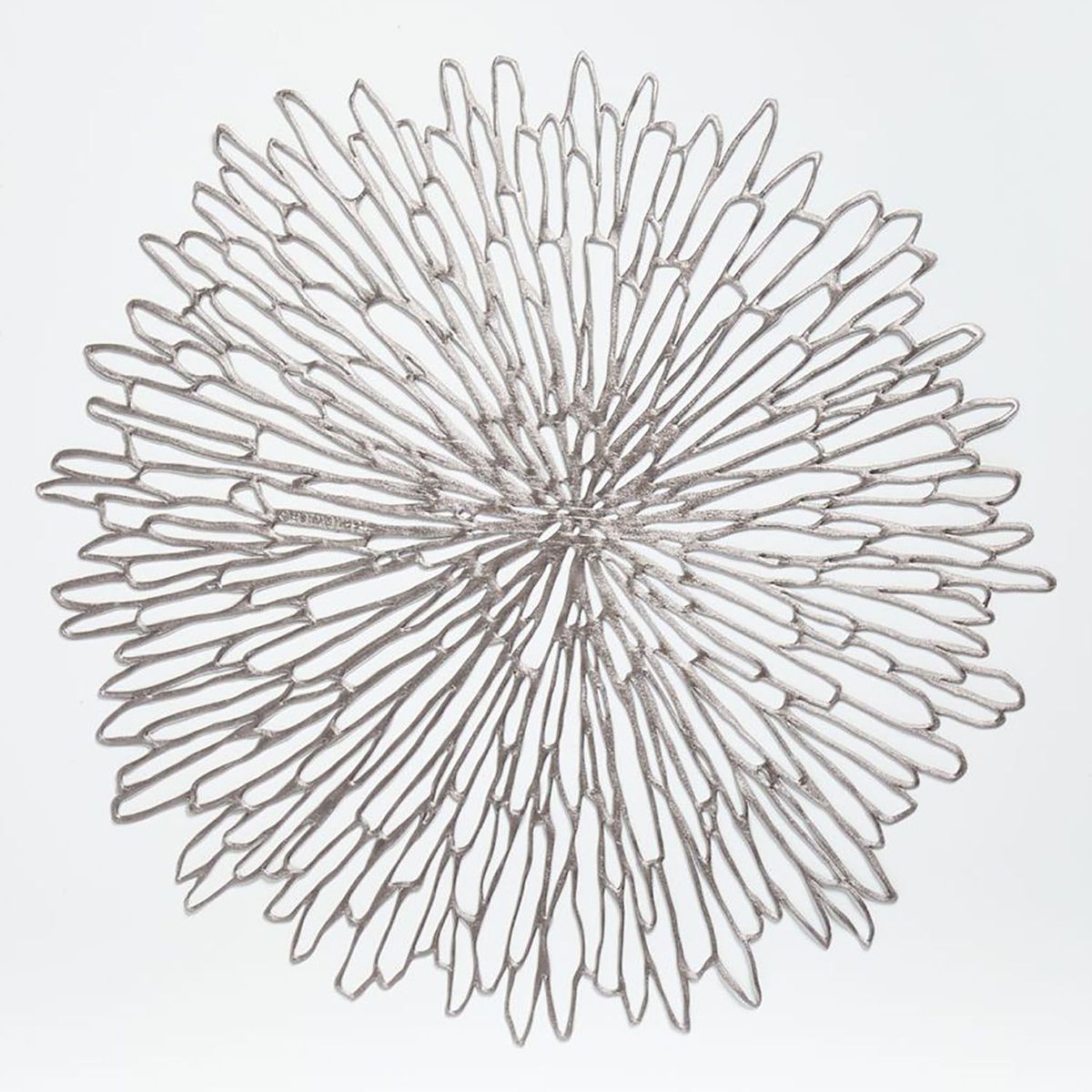 CRATE & BARREL - Individual De Vinilo Gunmetal Chilewich Bloom