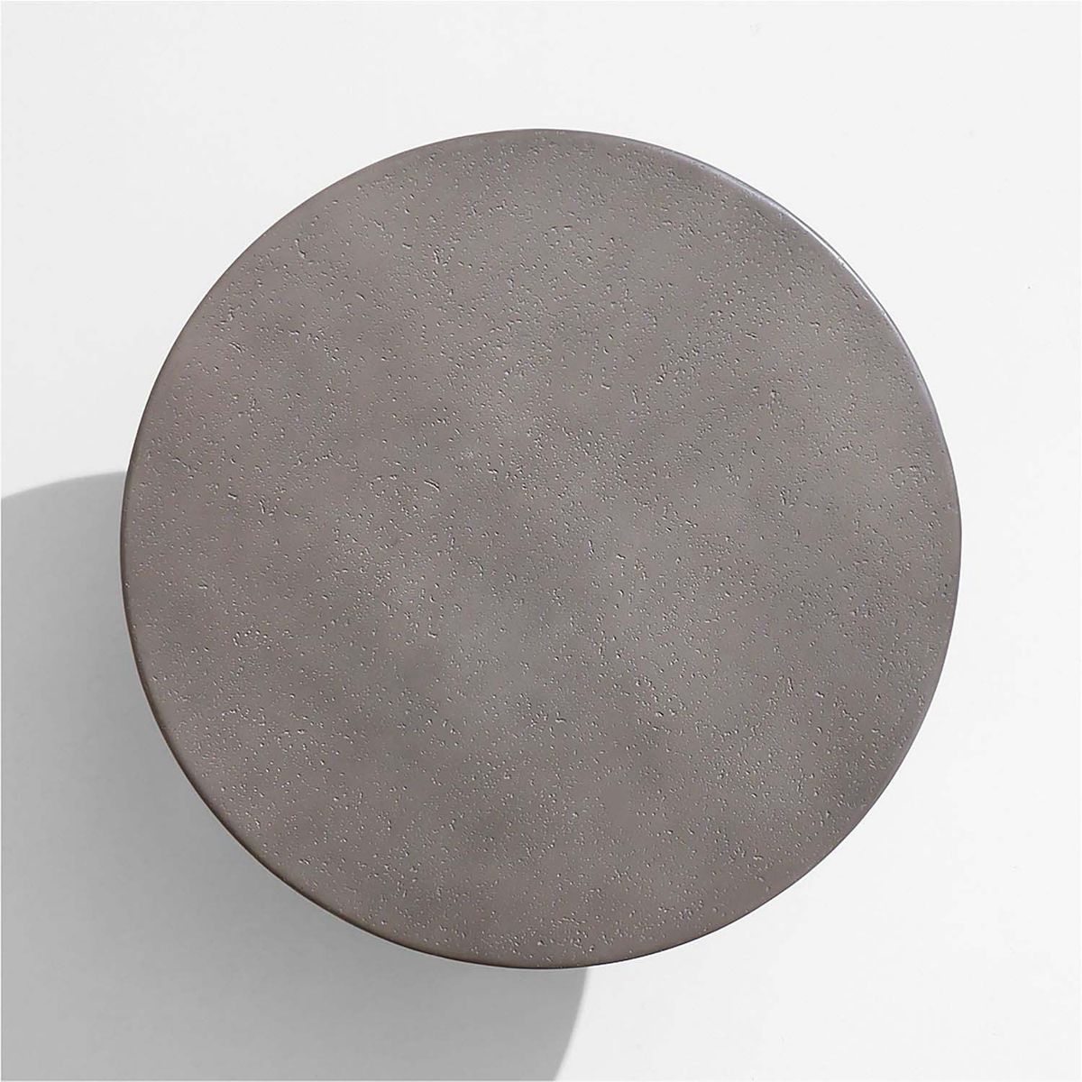 CRATE & BARREL - Mesa de Centro Posada De Concreto Gris para Interior/Exterior