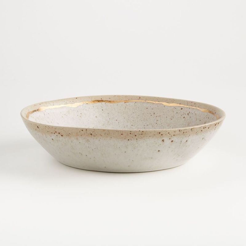 CRATE & BARREL - Bowl Bajo Primrose Gold