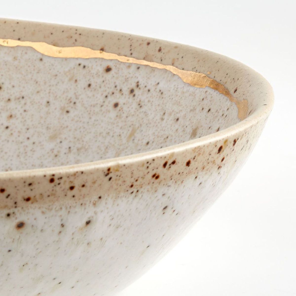 CRATE & BARREL - Bowl Bajo Primrose Gold