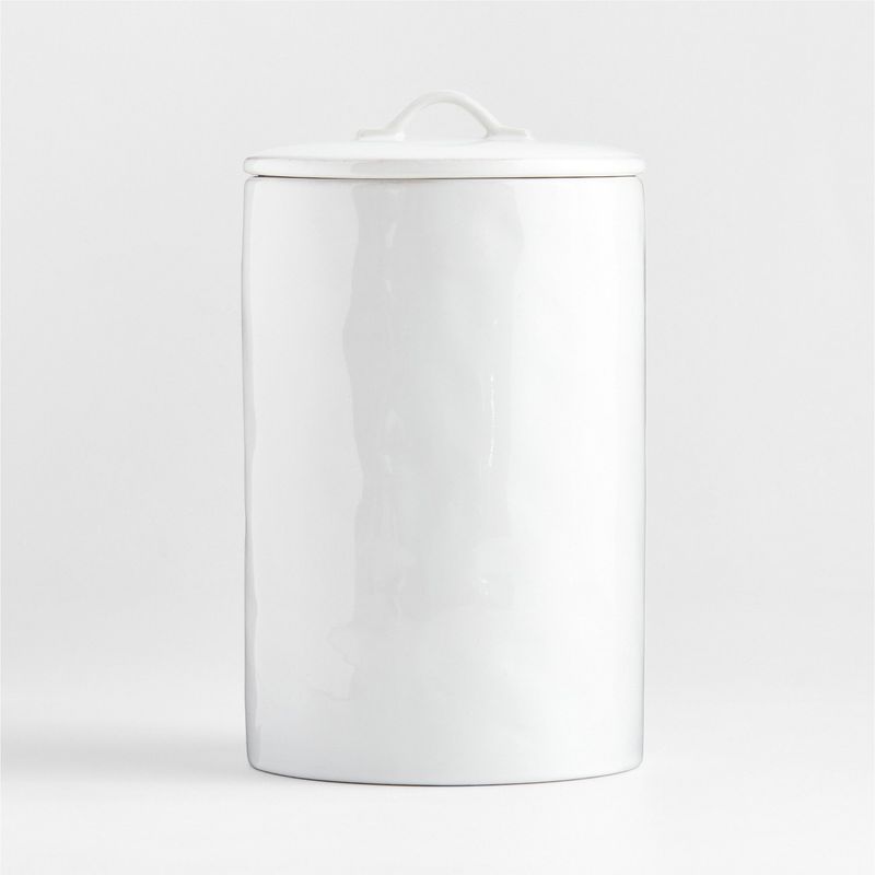CRATE & BARREL - Canister Marin Blanco