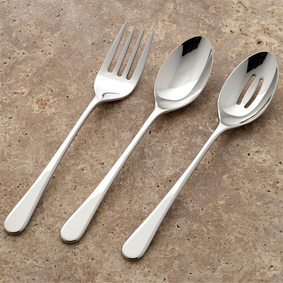 CRATE & BARREL - Juego de 3 Piezas para Servir Iona ROBERT WELCH