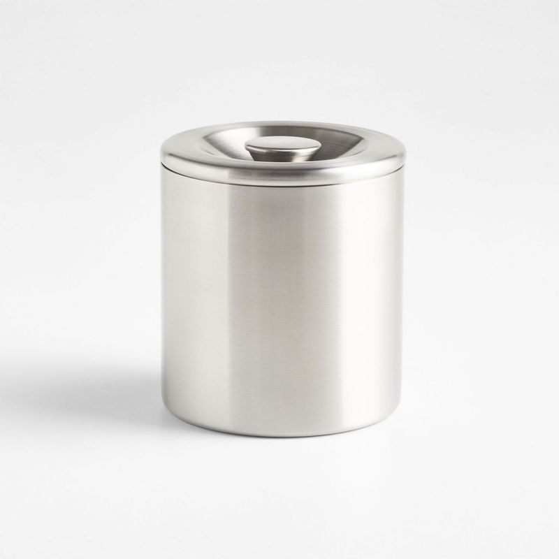 CRATE & BARREL - Canister de Acero Inoxidable