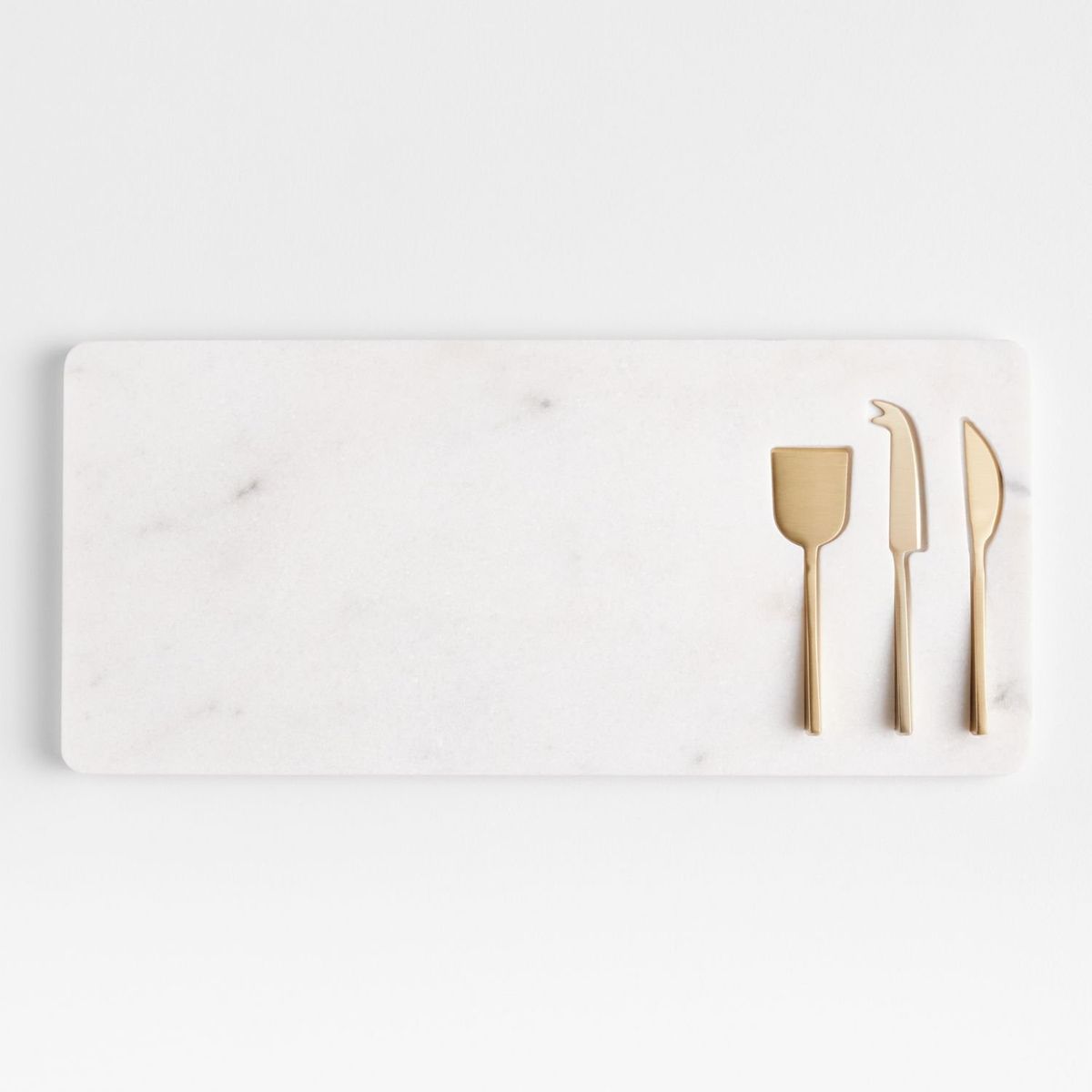 CRATE & BARREL - Tabla Octavia Con Cuchillería Para Queso