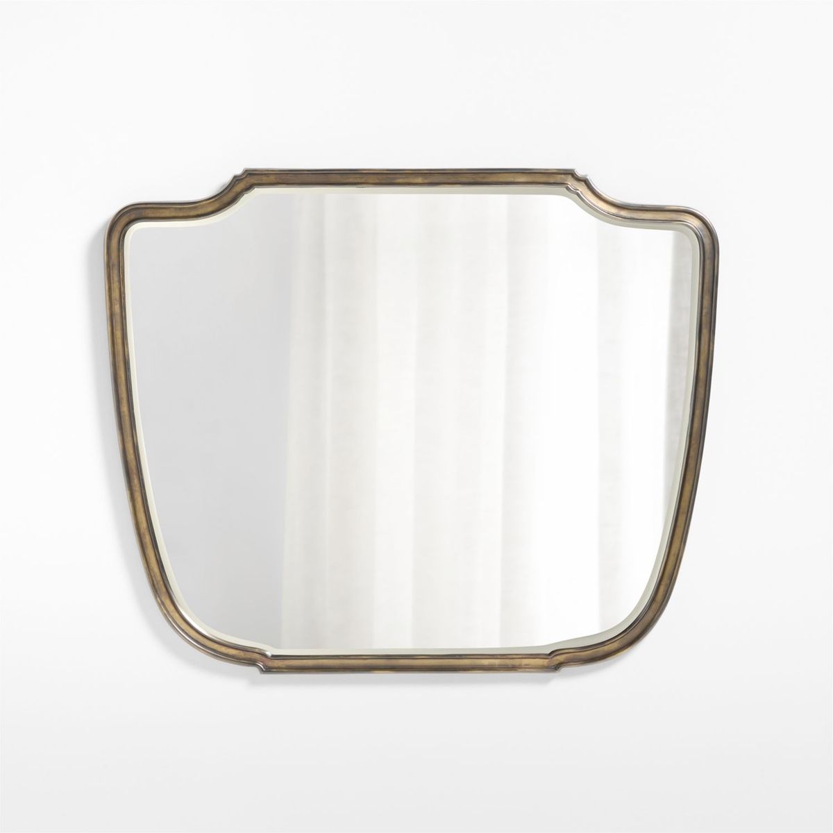 CRATE & BARREL - Espejo de Pared Peutre Antique 127x104cm