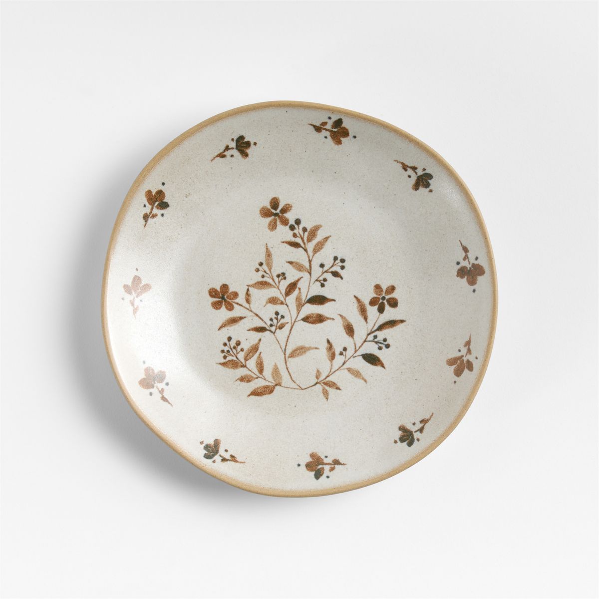 CRATE & BARREL - Plato de Ensalada Marin Botanical de Gres