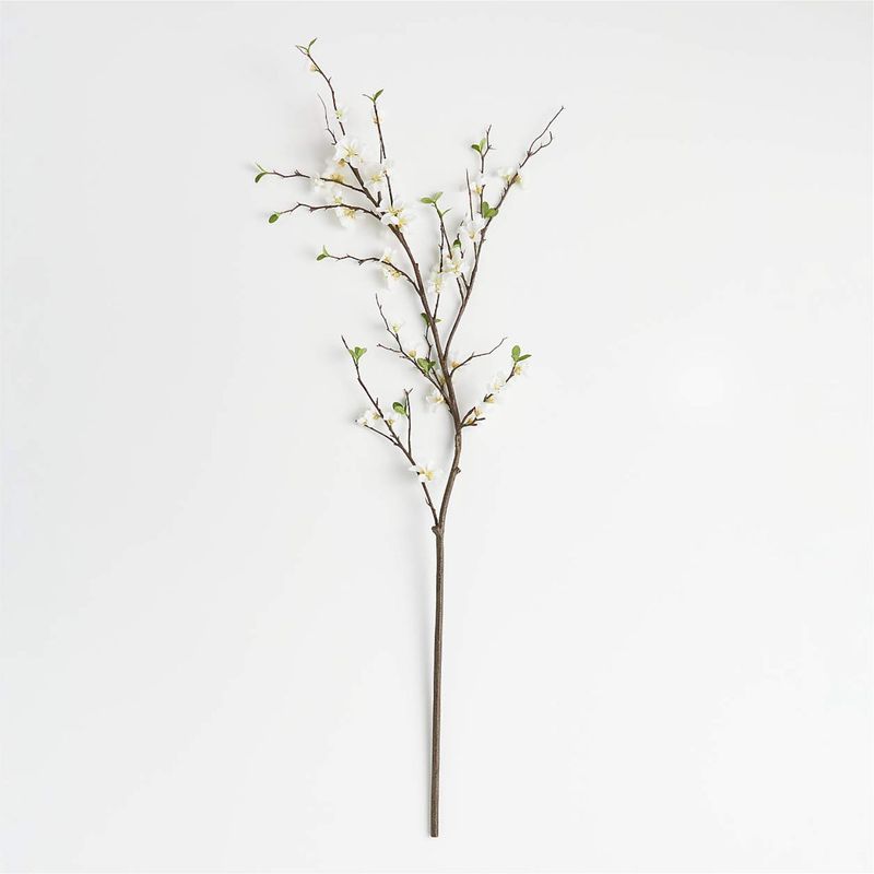 CRATE & BARREL - Rama Flor Peral Bradford 127cm