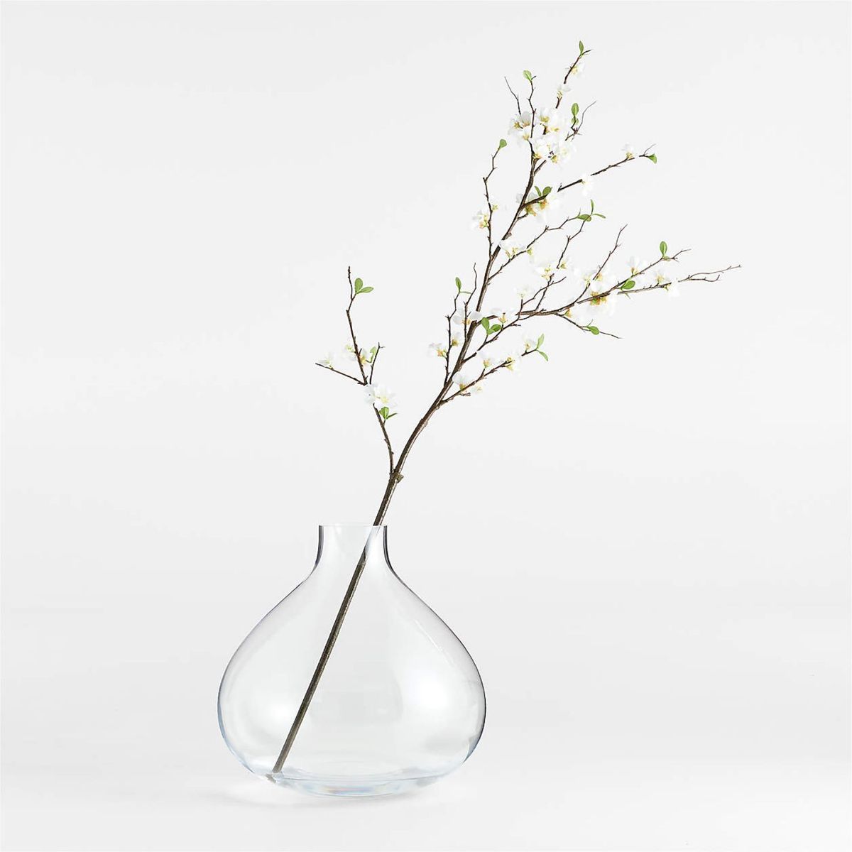 CRATE & BARREL - Rama Flor Peral Bradford 127cm