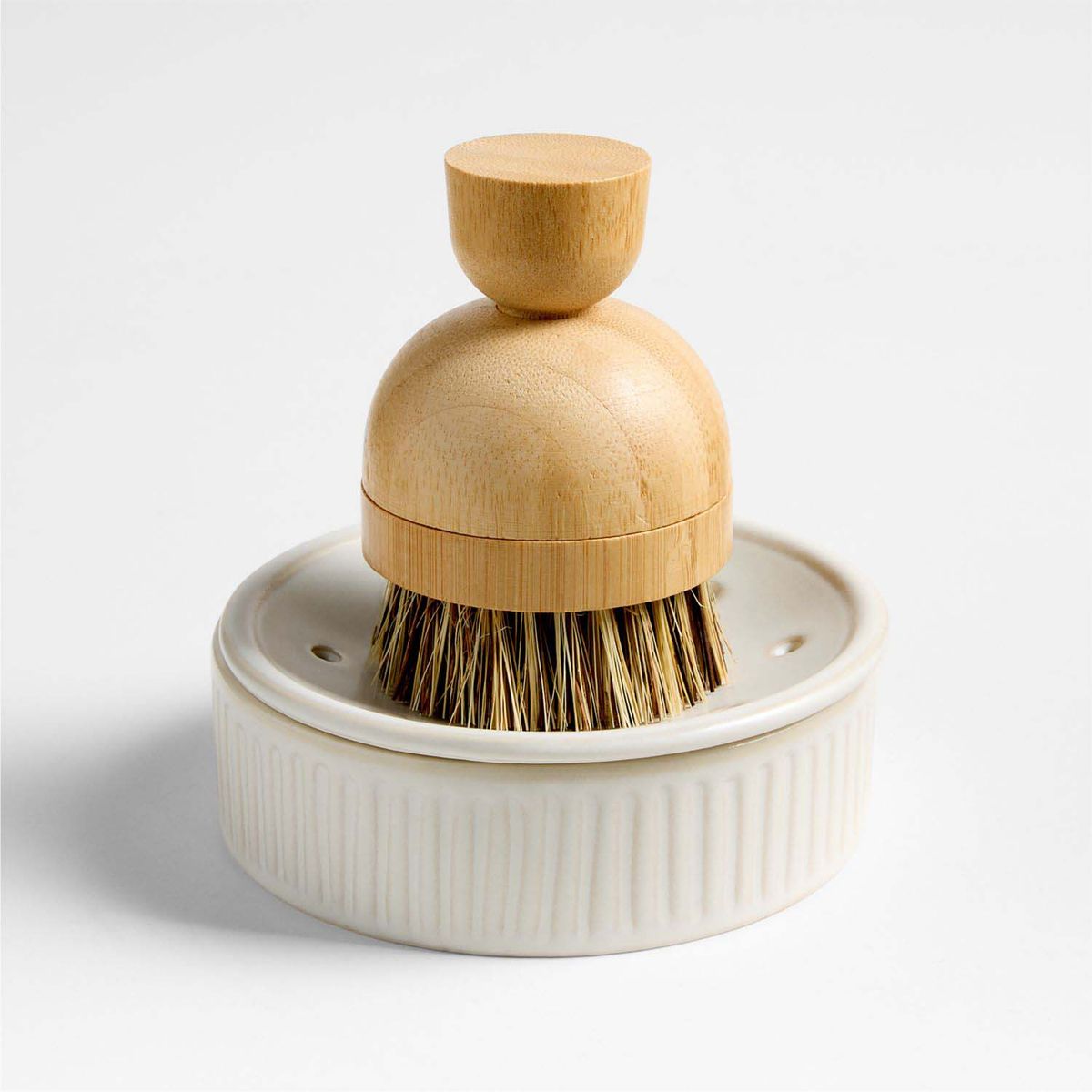 CRATE & BARREL - Portaescobilla Para Platos Clean