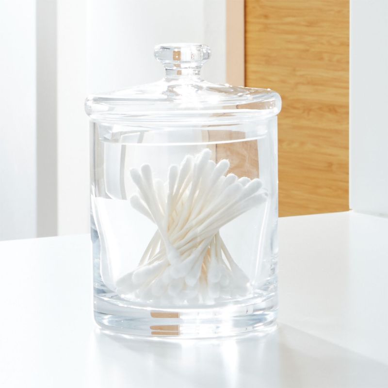 CRATE & BARREL - Frasco de Vidrio Pequeño