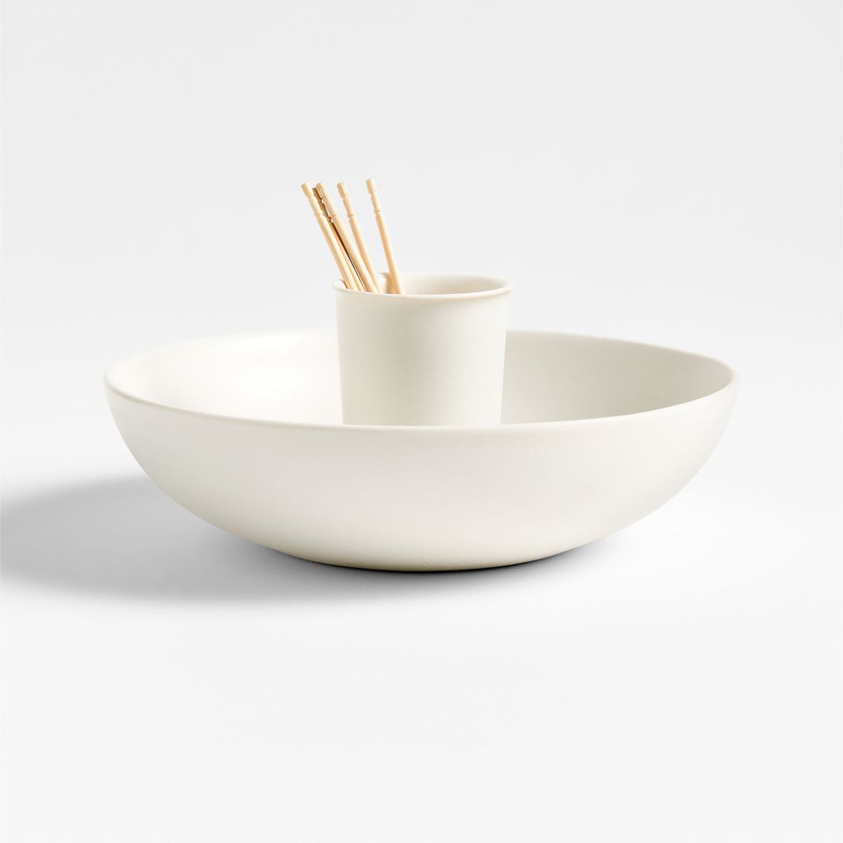 CRATE & BARREL - Fuente Mezze de Cerámica