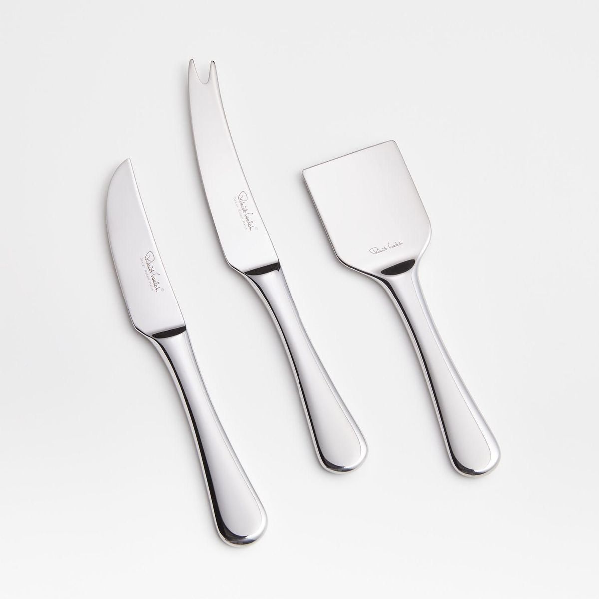 CRATE & BARREL - Set de 3 cuchillos de queso Caesna