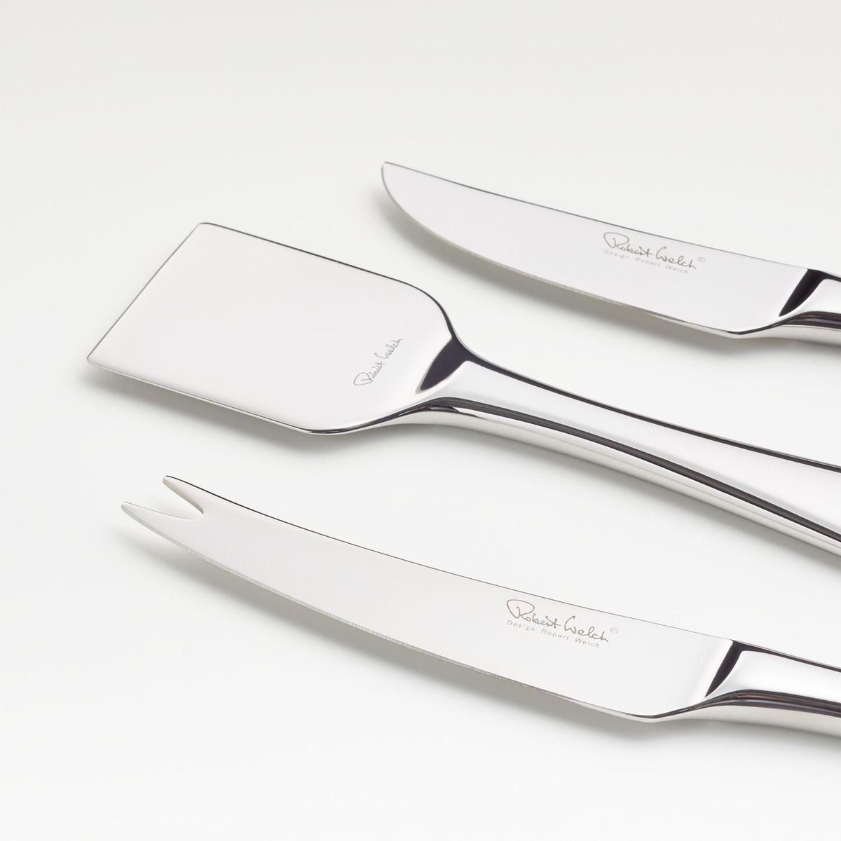 CRATE & BARREL - Set de 3 cuchillos de queso Caesna