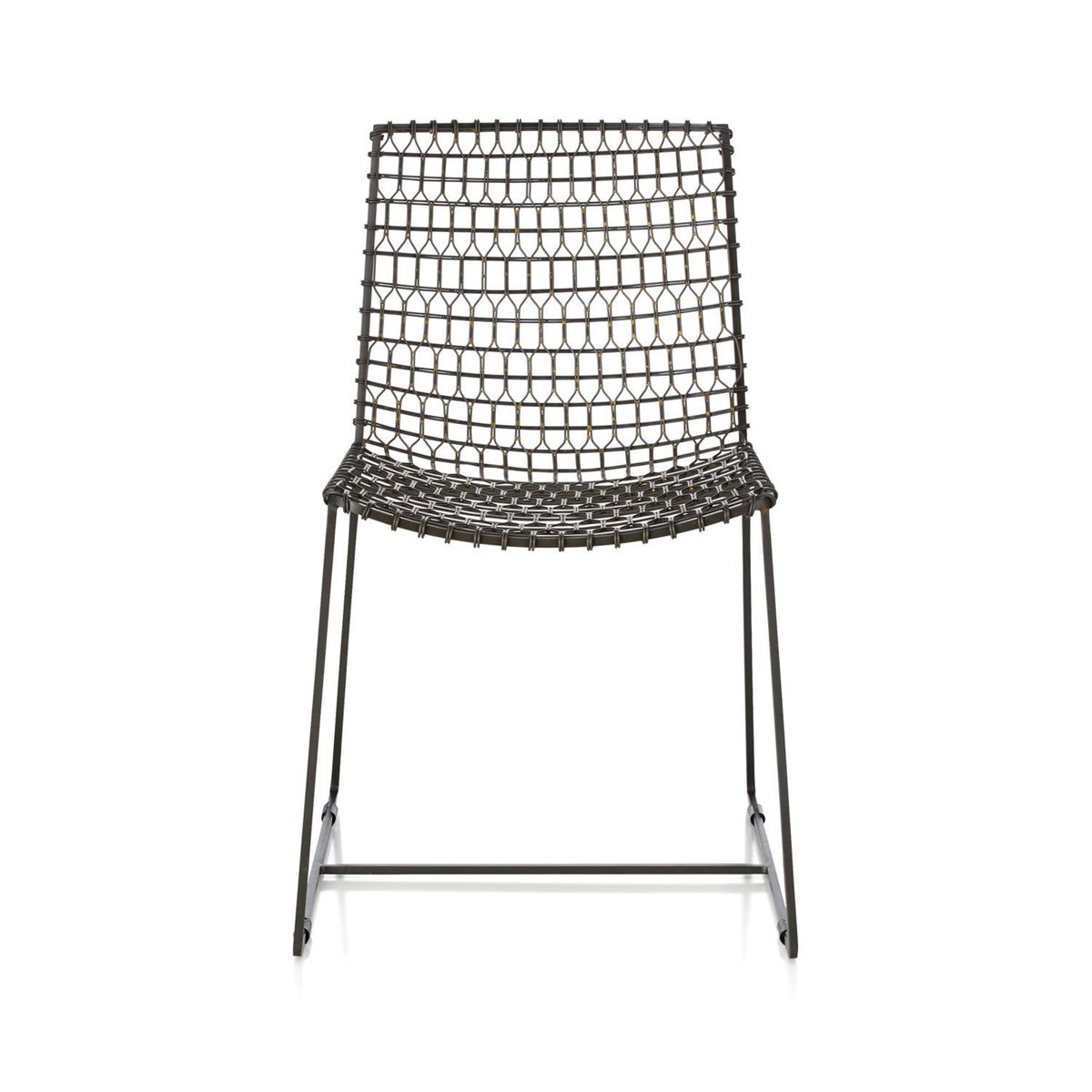 CRATE & BARREL - Silla de Comedor Tig de Metal