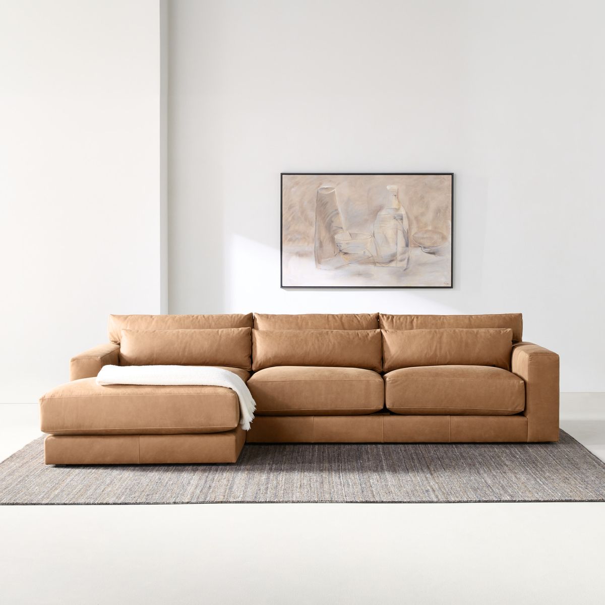 CRATE & BARREL - Cuadro "Elho" 102x152cm