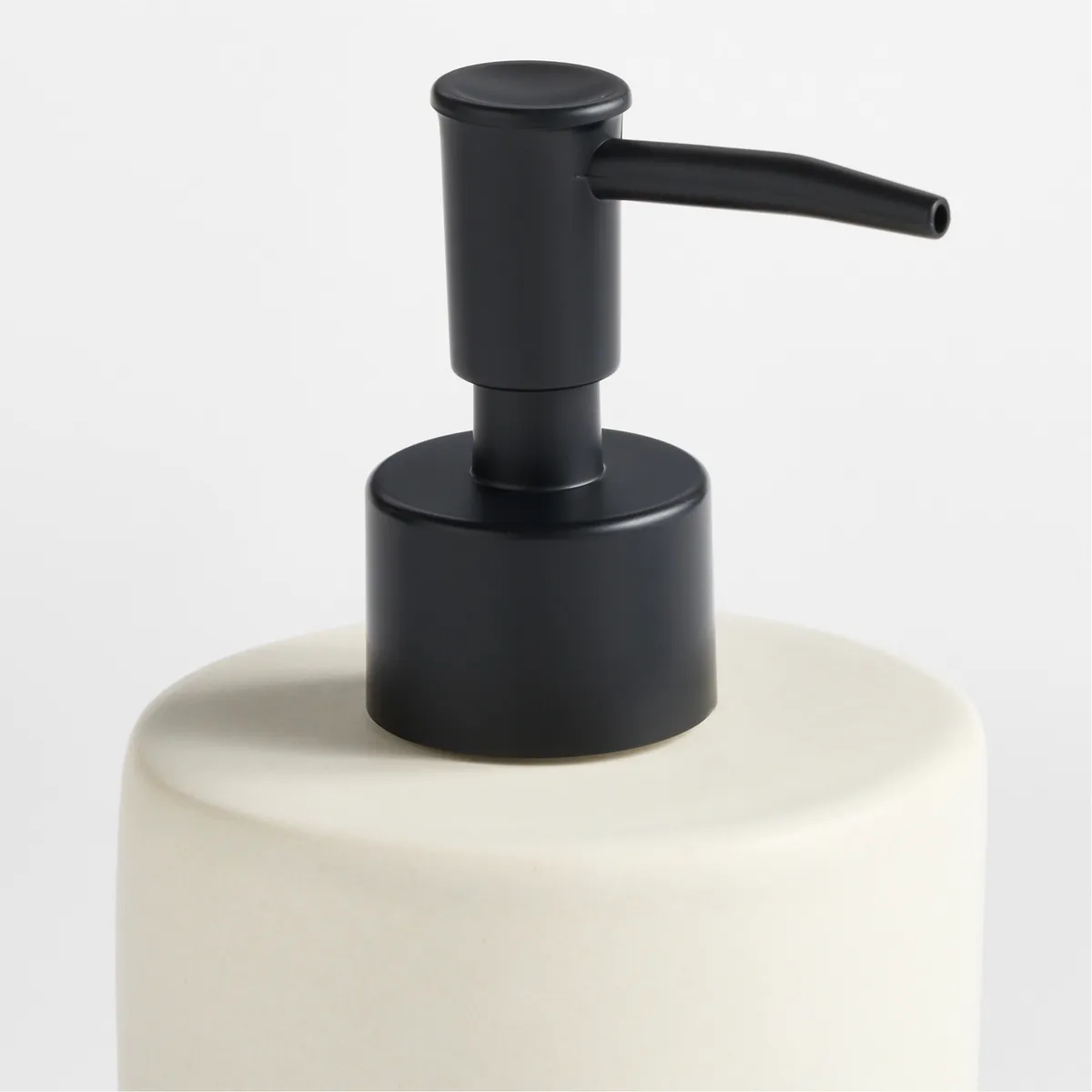 CRATE & BARREL - Dispensador De Jabón De Cerámica Blanc