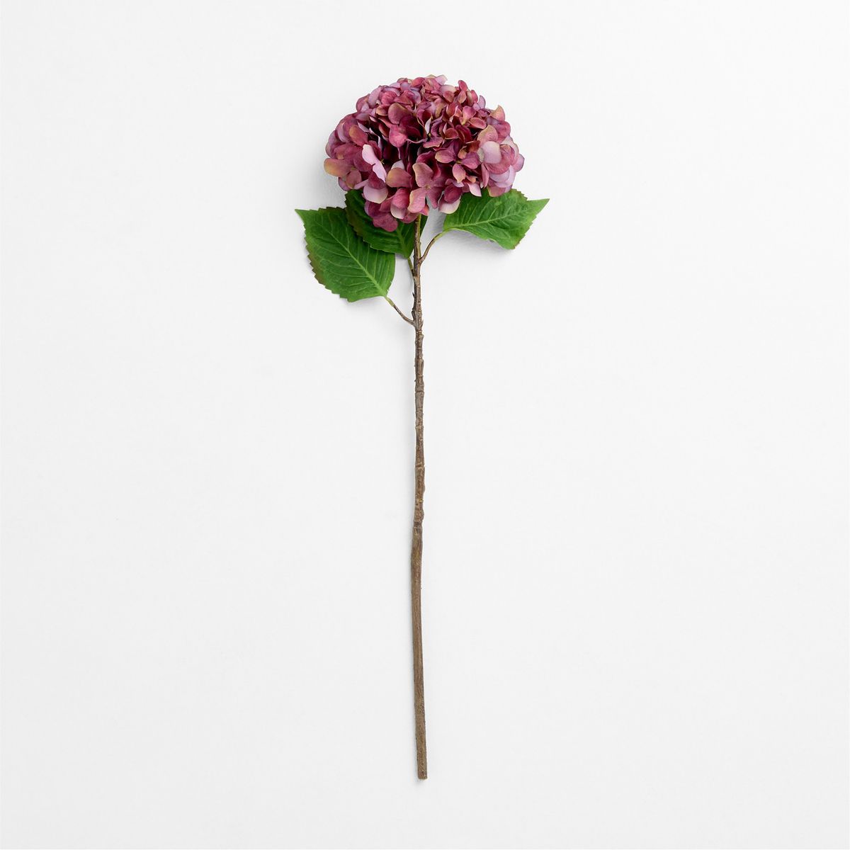 CRATE & BARREL - Rama Flor Hortensia Malva 78cm