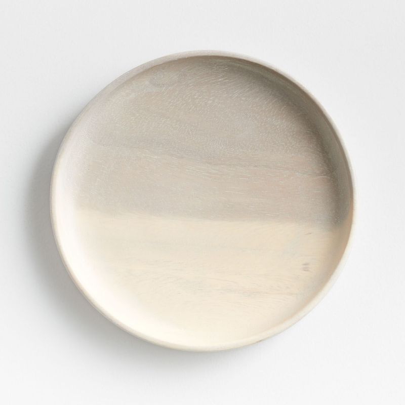 CRATE & BARREL - Plato Blanqueado Tondo (23cm)