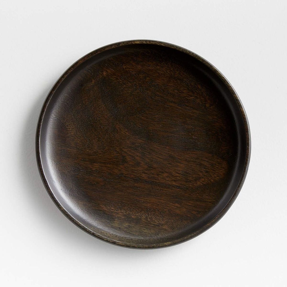 CRATE & BARREL - Plato Ebonizado Tondo 23cm