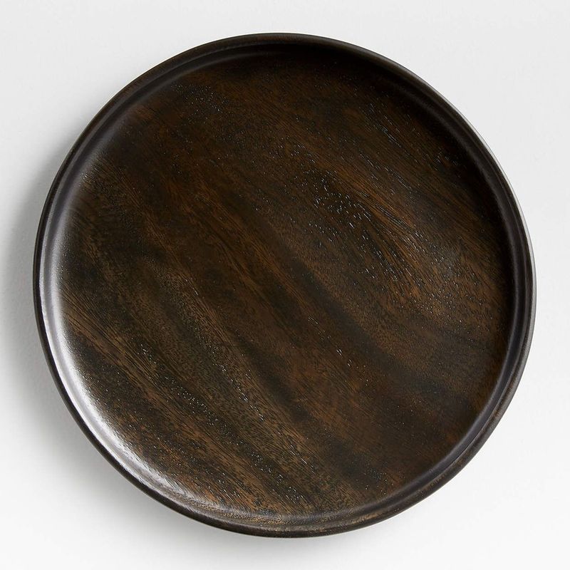 CRATE & BARREL - Fuente Redonda Ebonizada Tondo 30cm