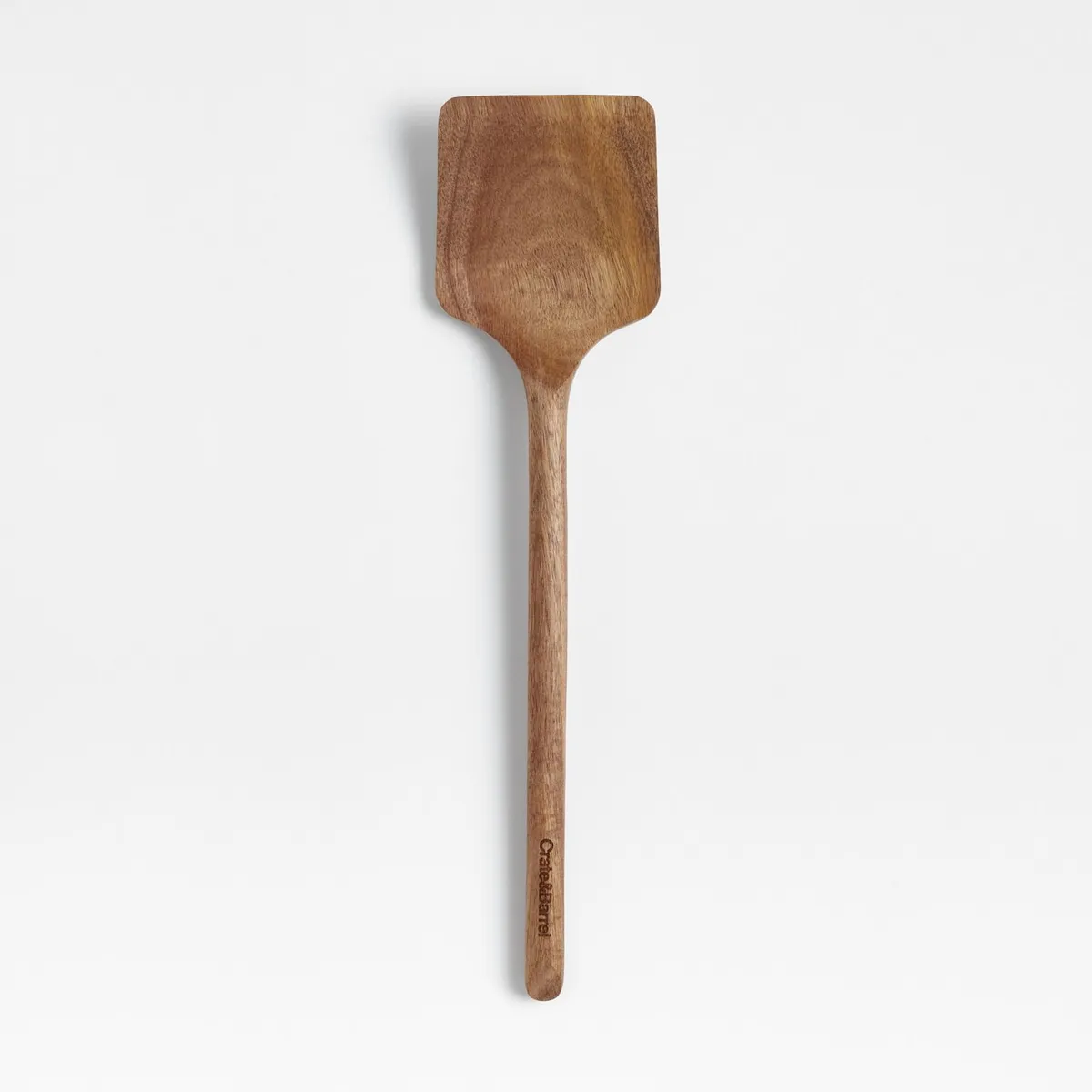CRATE & BARREL - Espátula Sólida de Madera Acacia