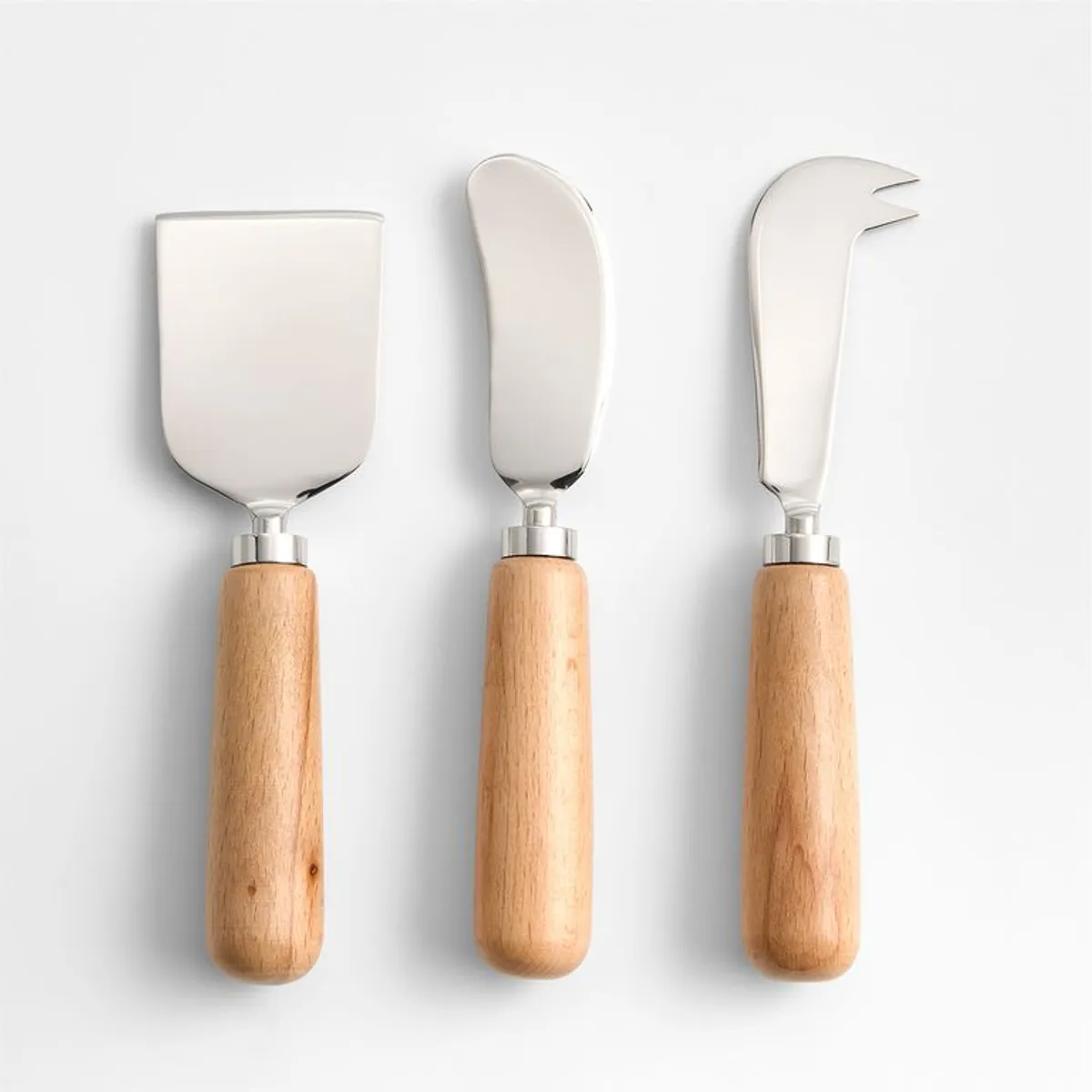 CRATE & BARREL - Set de Cuchillos Madeira de Queso