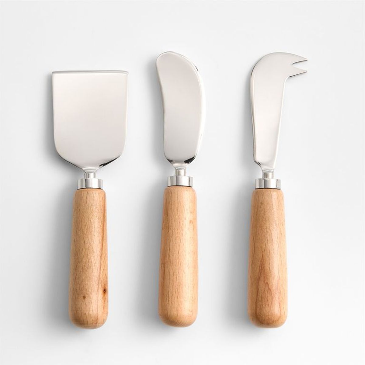 CRATE & BARREL - Set de Cuchillos Madeira de Queso