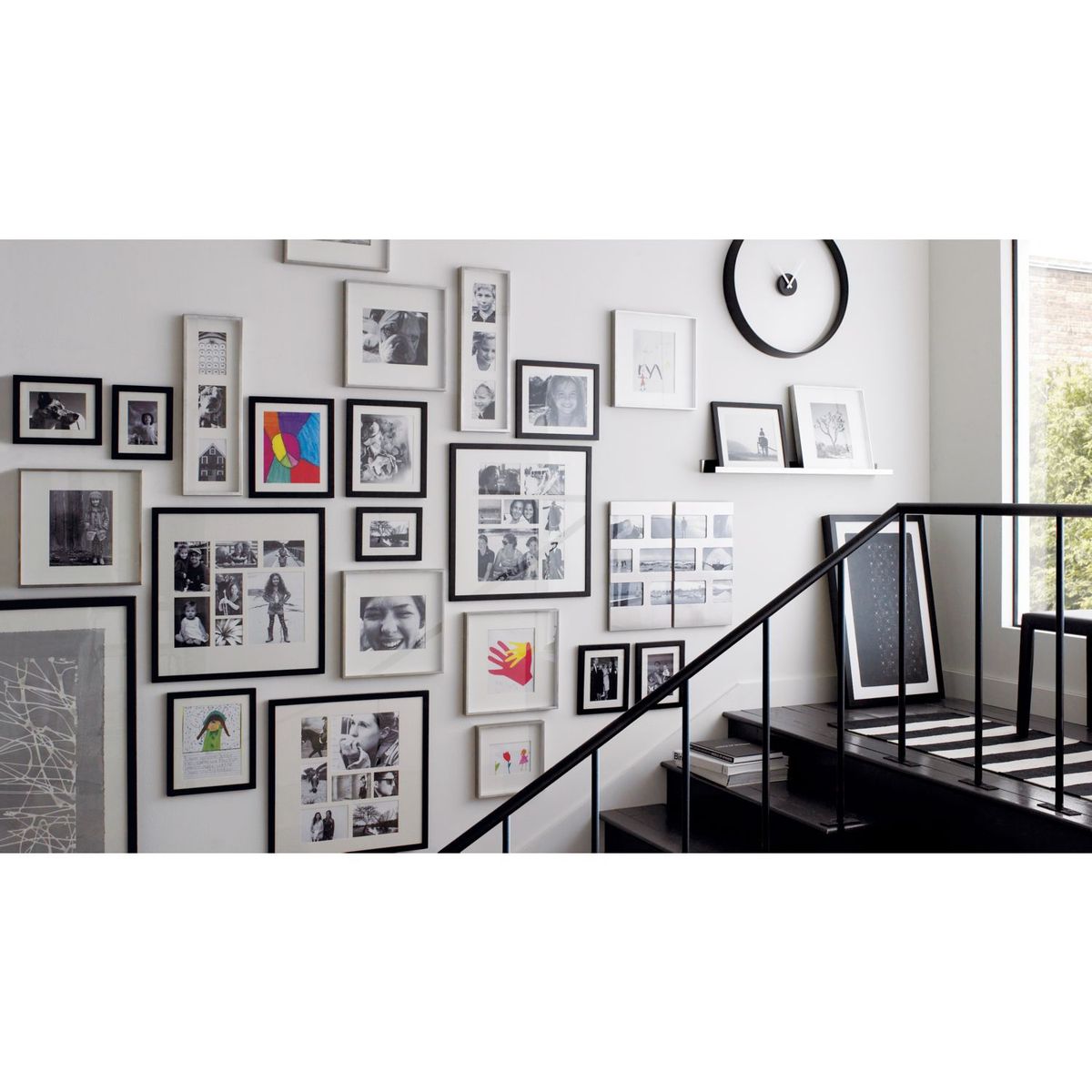 CRATE & BARREL - Marco de Fotos Plata Pulida 28x36m