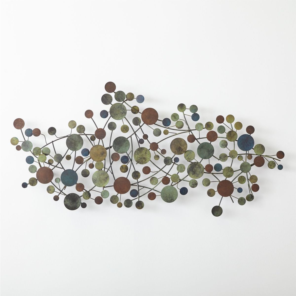 CRATE & BARREL - Escultura para Pared de Metal Cosgrove