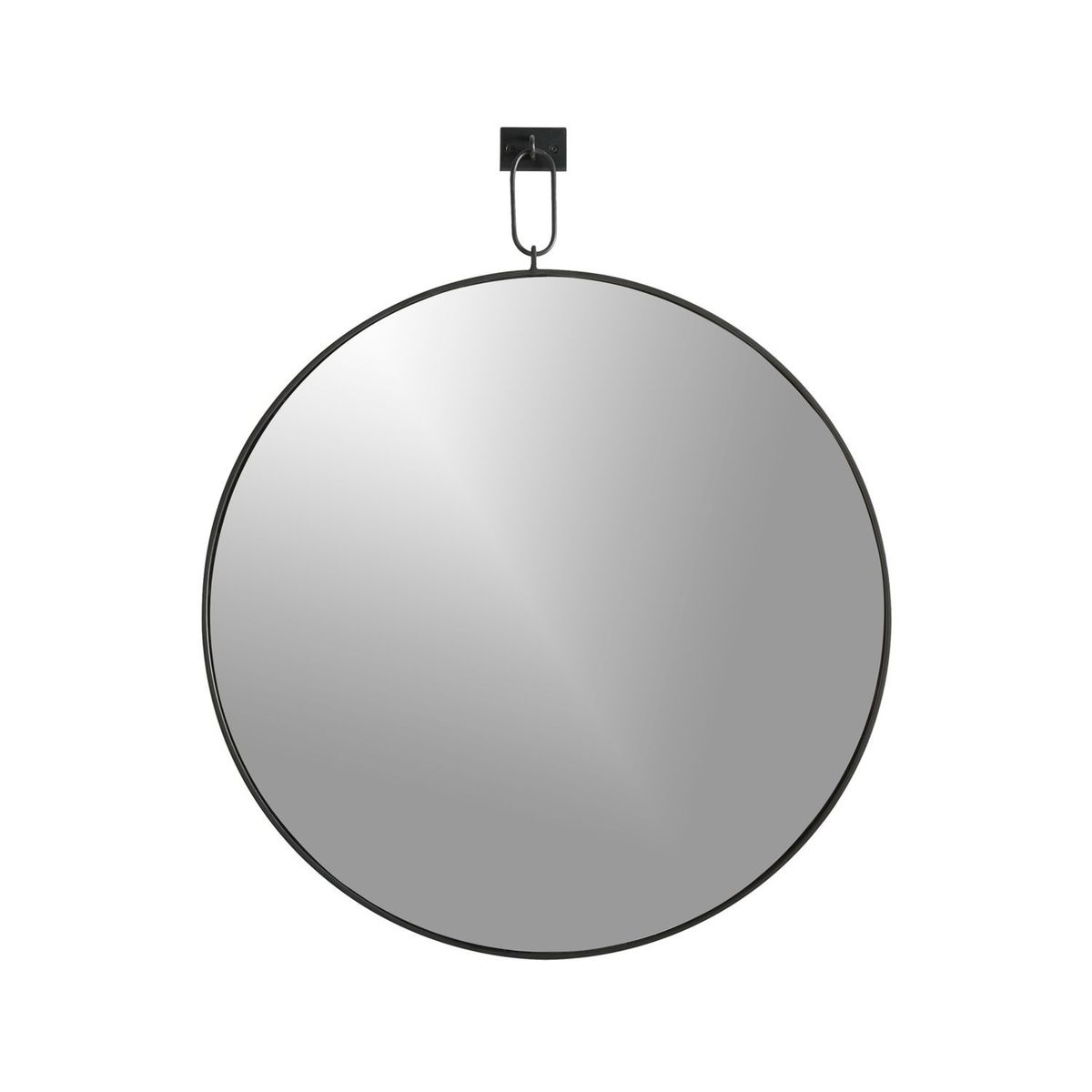 CRATE & BARREL - Espejo de Pared Redondo Odin 76cm