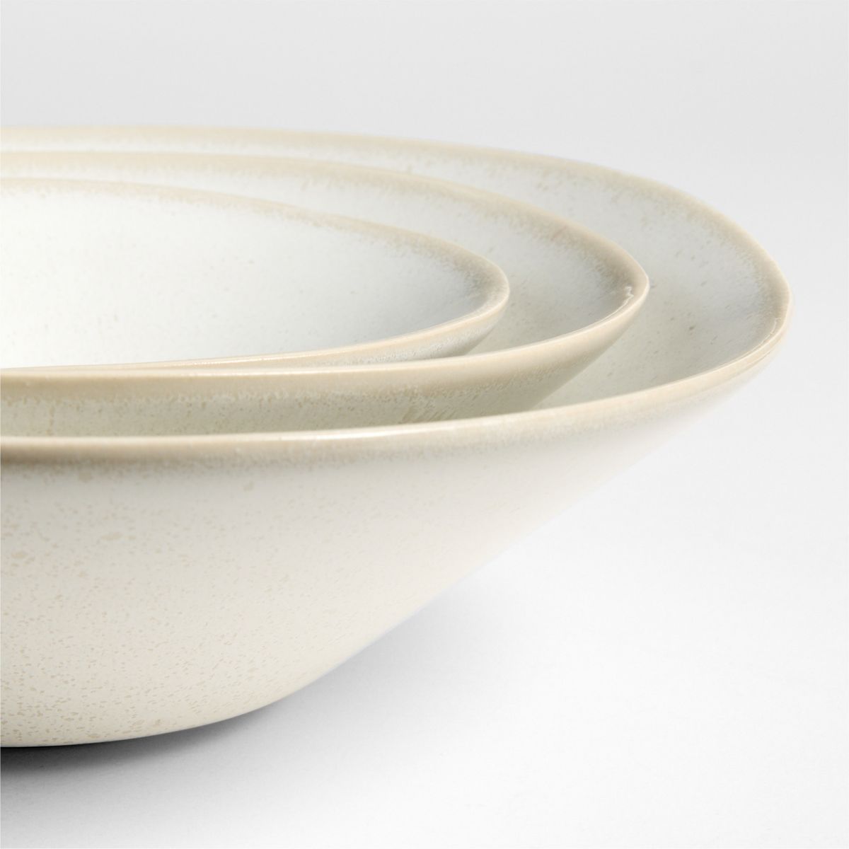 CRATE & BARREL - Set de 3 Bowl Basel de Gres