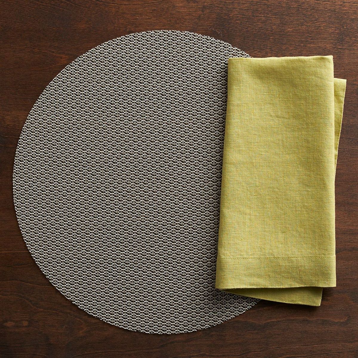 CRATE & BARREL - Individual Circular Chilewich Tejido