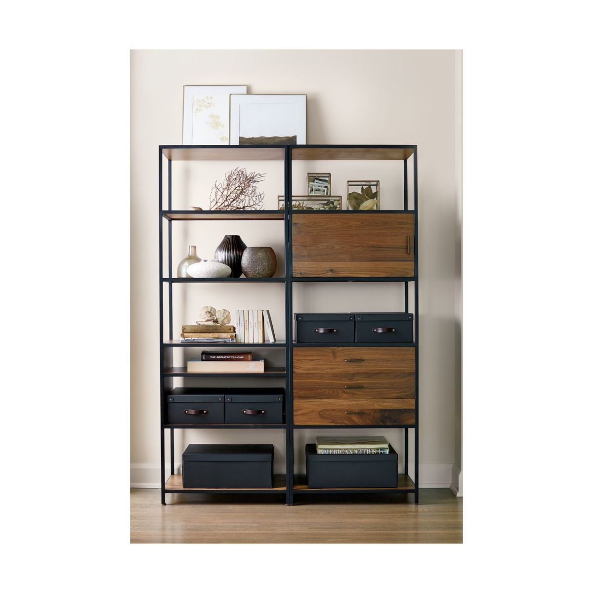 CRATE & BARREL - Librero Abierto Knox Tall