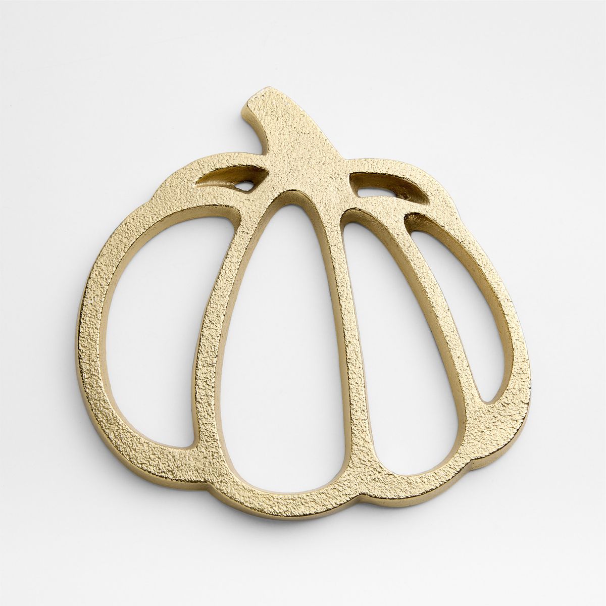 CRATE & BARREL - Salvamantel Calabaza Metal