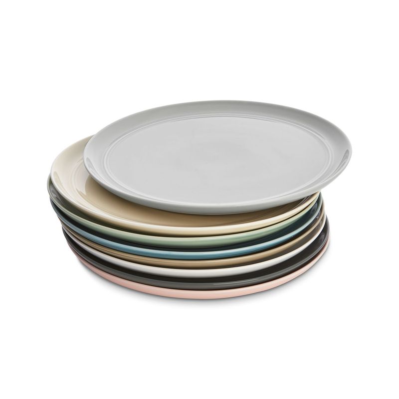 CRATE & BARREL - Plato de Fondo Hue Gris Oscuro