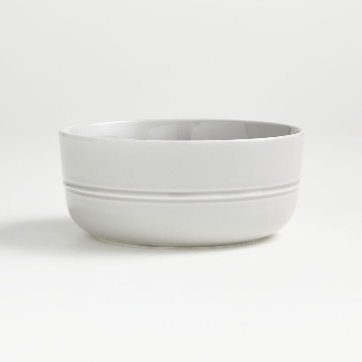 CRATE & BARREL - Bowl Hue Gris Claro Crate & Barrel