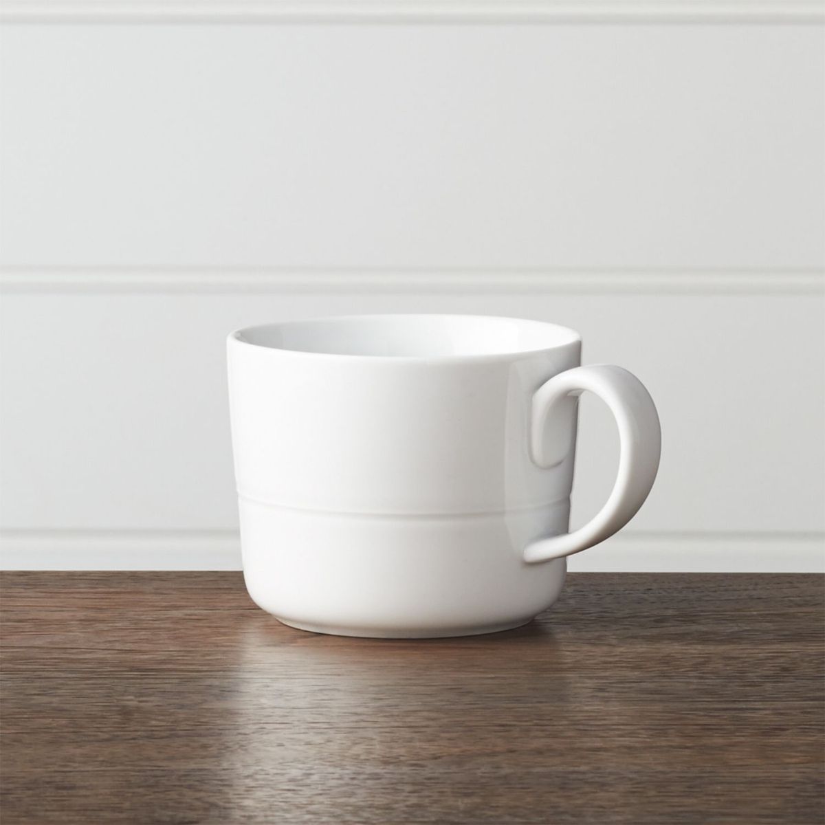 CRATE & BARREL - Mug Hue Blanco