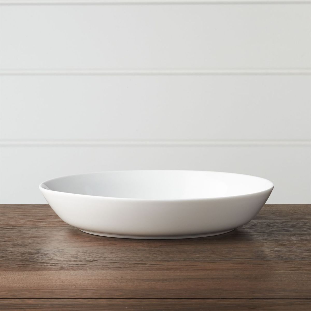 CRATE & BARREL - Bowl Bajo Hue Blanco