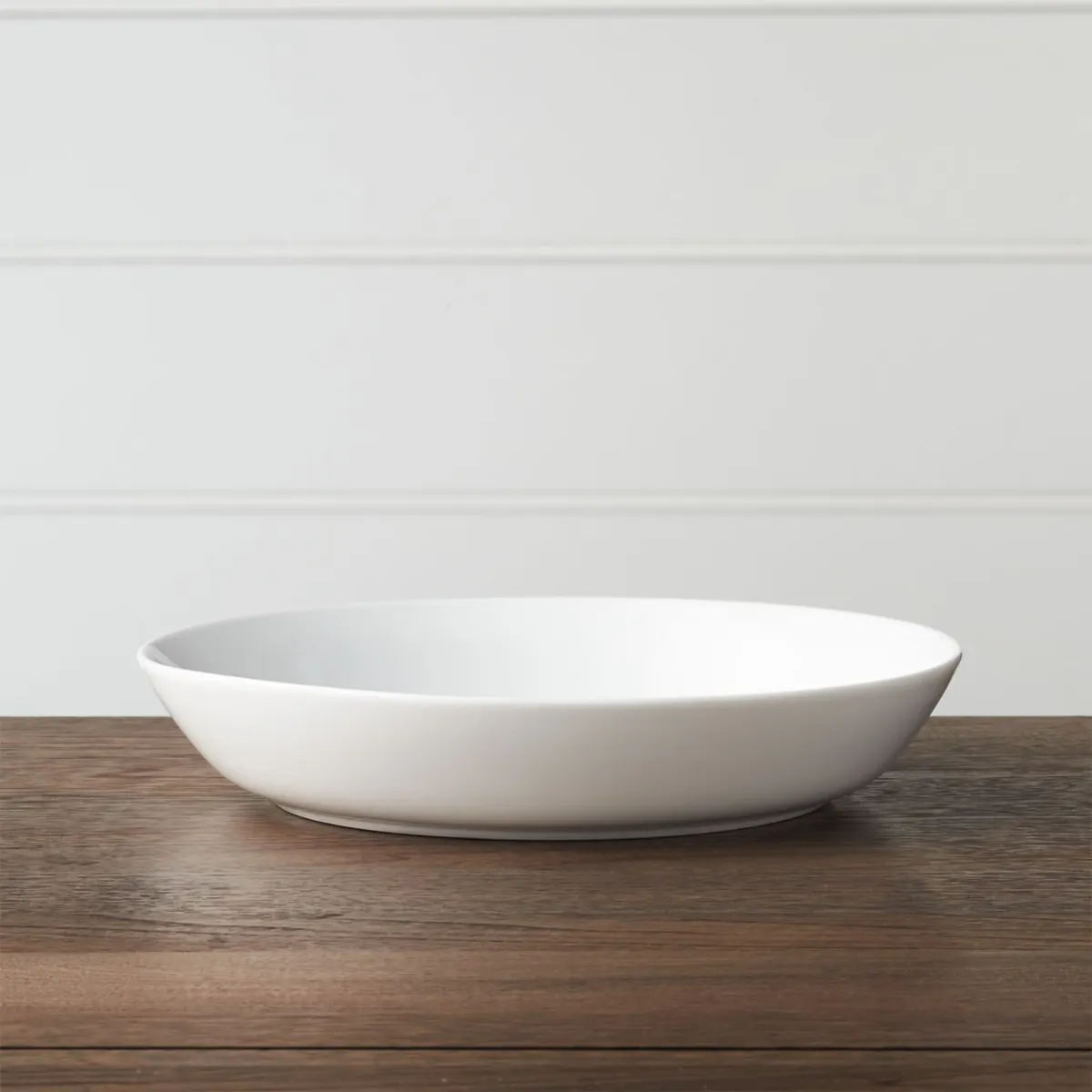 CRATE & BARREL - Bowl Bajo Hue Blanco