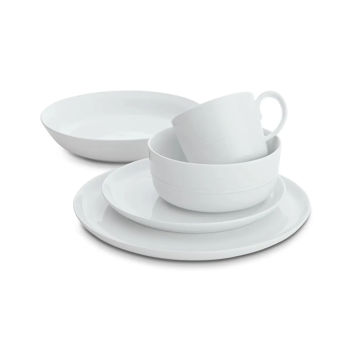 CRATE & BARREL - Bowl Bajo Hue Blanco