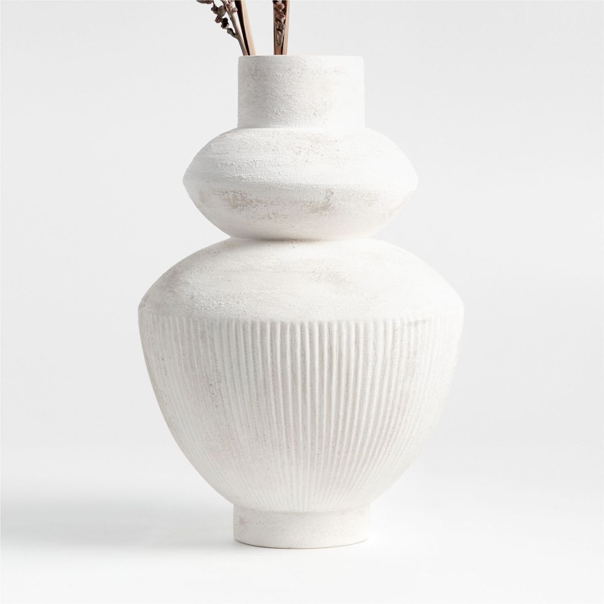 CRATE & BARREL - Jarrón Athena Calderone 46cm