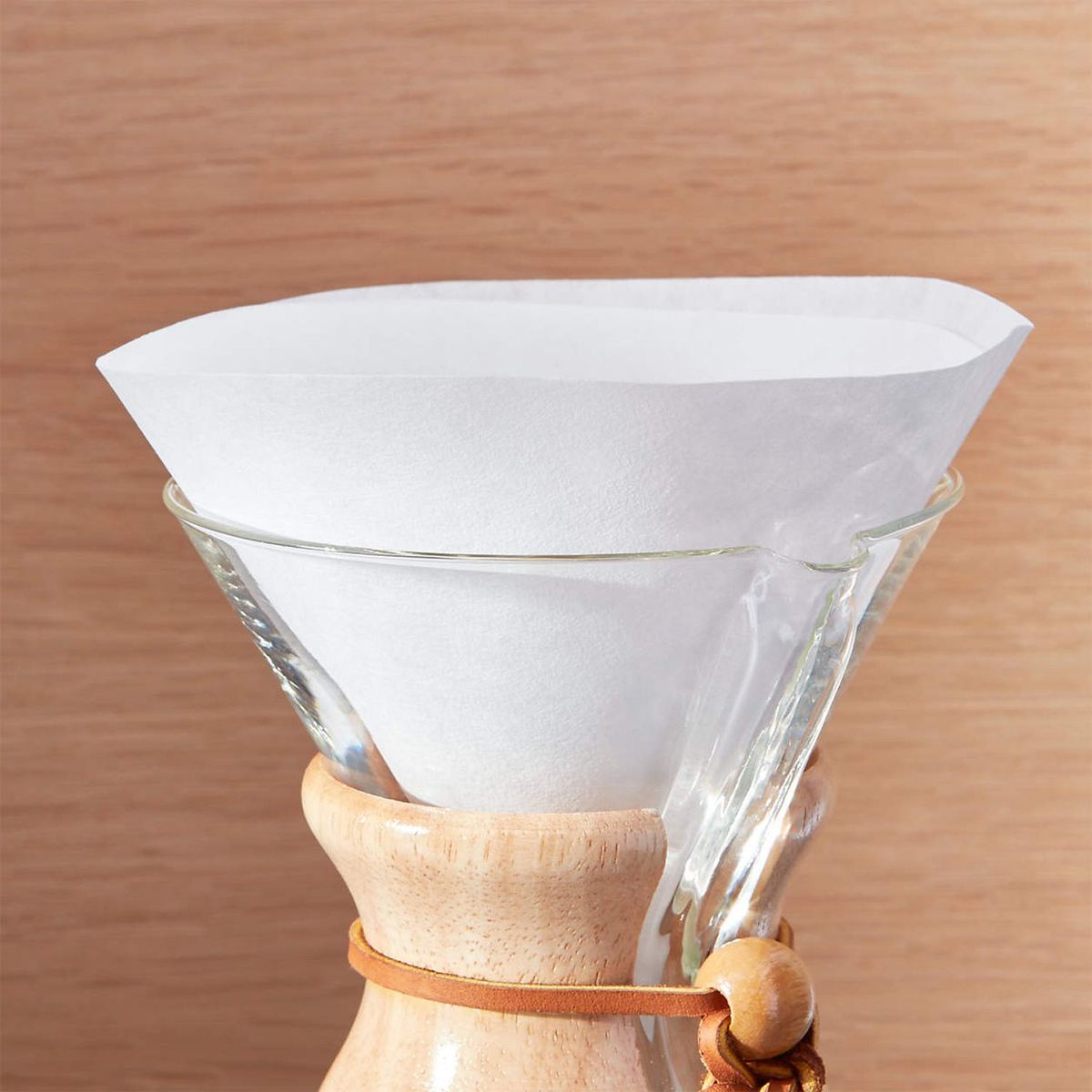 CRATE & BARREL - Set de 100 Filtros para Café Redondos CHEMEX