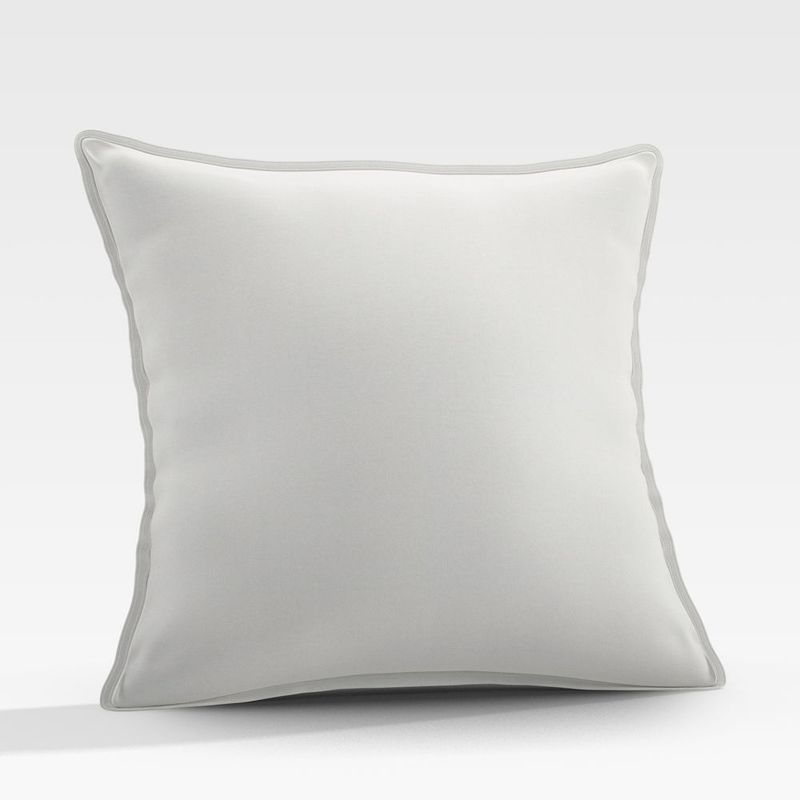 CRATE & BARREL - Cojín Blanco de Terraza 51x51cm