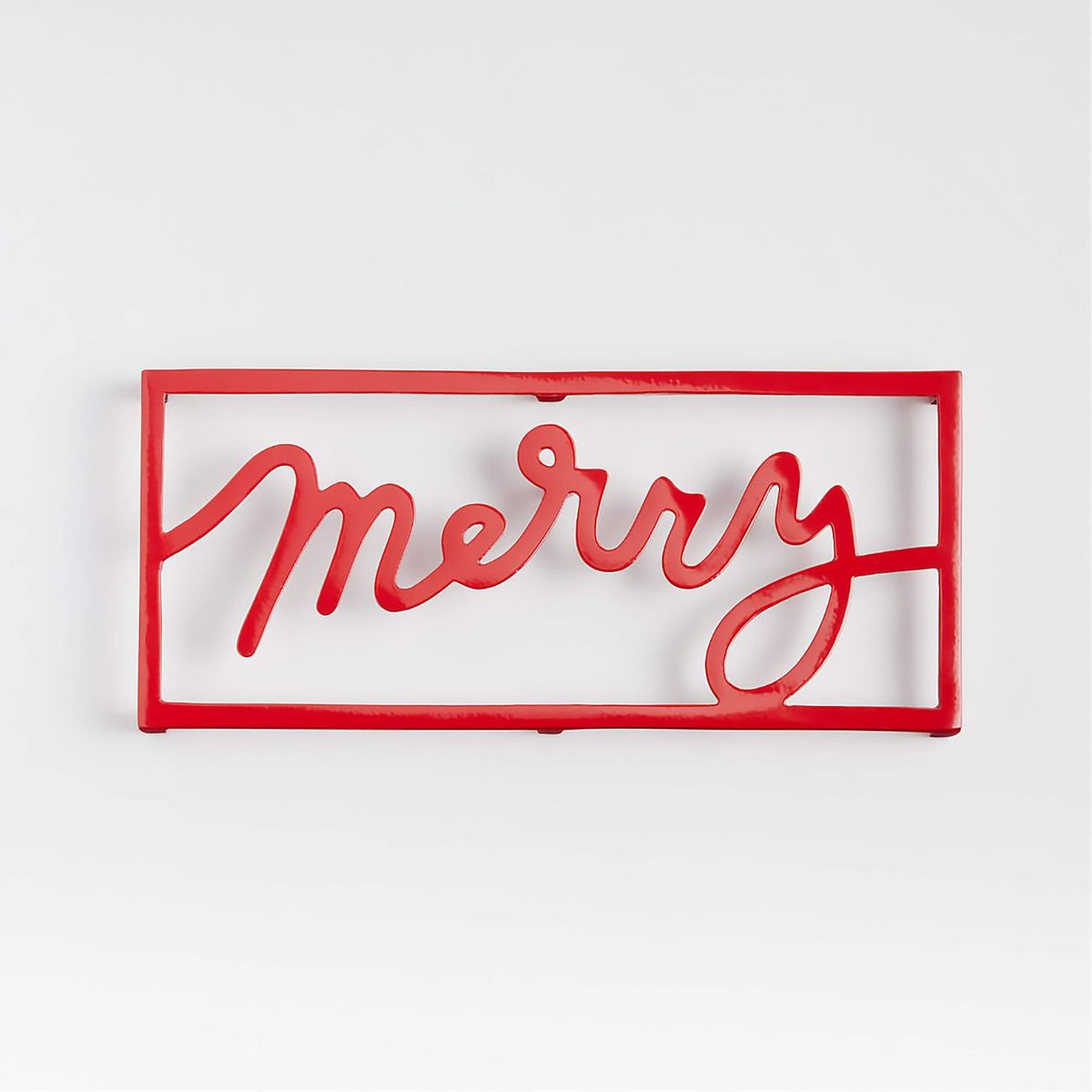 CRATE & BARREL - Salvamanteles Red Merry