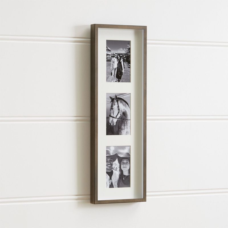 CRATE & BARREL - Marco para Pared de Bronce Envejecido (3) 10x15