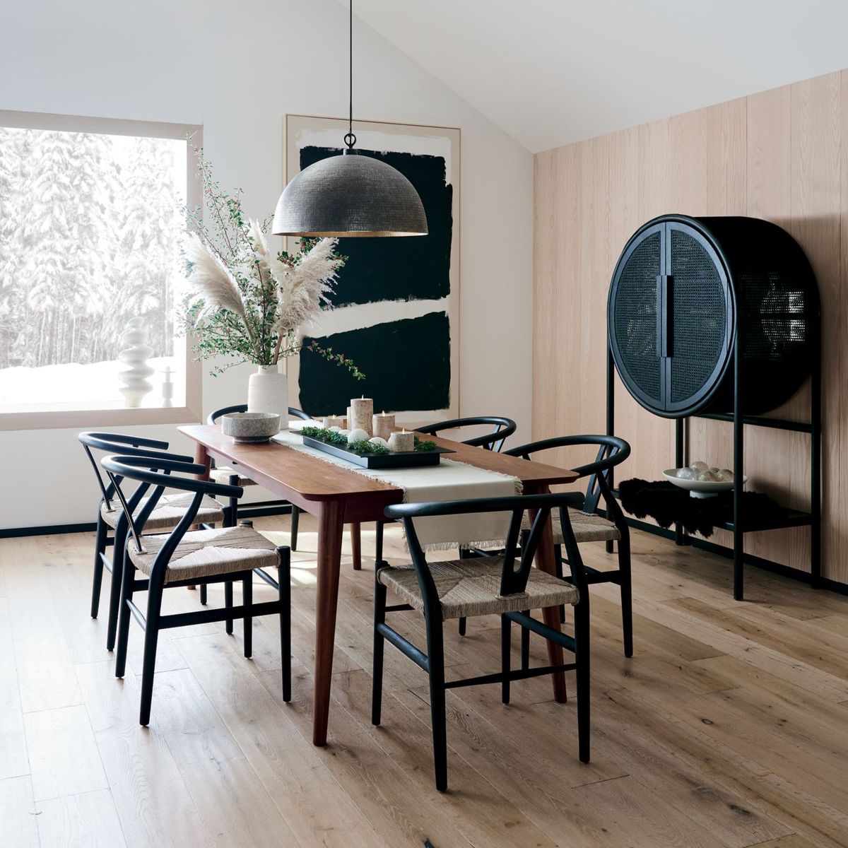 CRATE & BARREL - Mesa De Comedor Tate Extendible (6 a 8 Puestos)