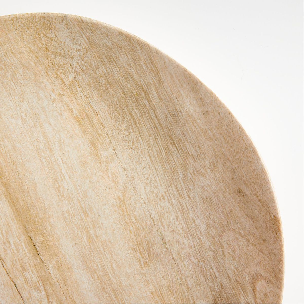 CRATE & BARREL - Plato De Fondo De Melamine Faux Bois