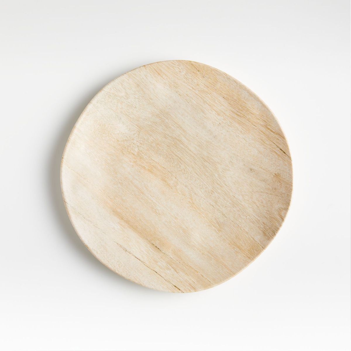 CRATE & BARREL - Plato De Ensalada De Melamine Faux Bois